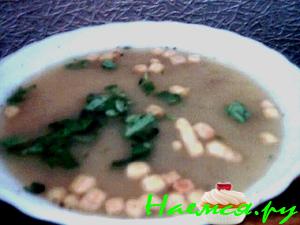 Суп гороховый постный
