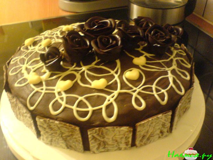 Шоколадная розочка Шоколадная розочка