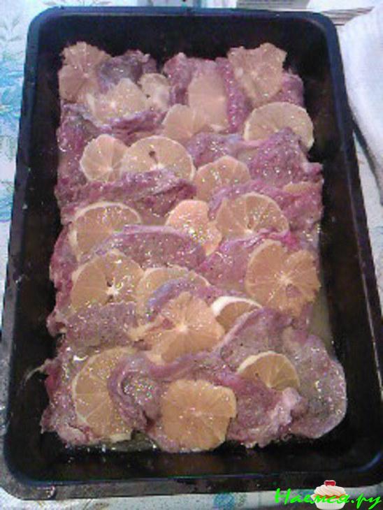Свинина с апельсиновым соусом