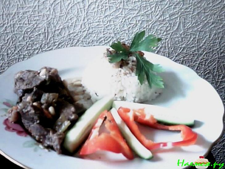 Баранина с орехами