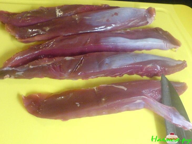 Филе ягнёнка и кнедлик из козьего сыра