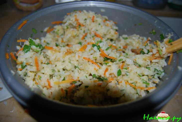 Рисовые шарики с начинкой