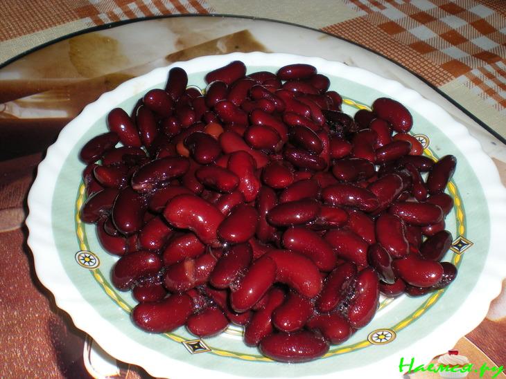 Салат "Литовский" с фасолью и свеклой