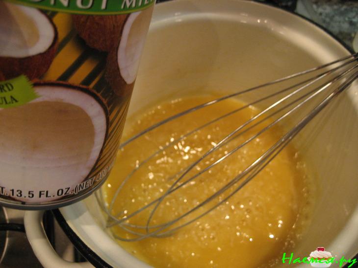 Торт Фруктовый с Кокосом