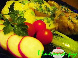 Курица в сливках