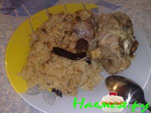 Рис с баклажанами