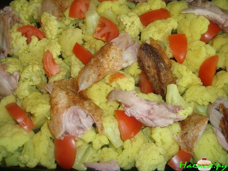 Запеченная цветная капуста