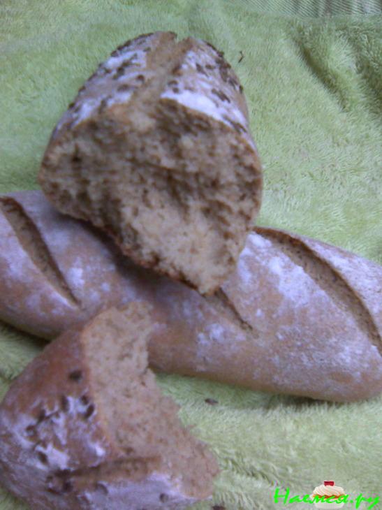 Багет &laquo;Неделька&raquo; на закваске. Рецепт один, а хлеб каждый день разный!