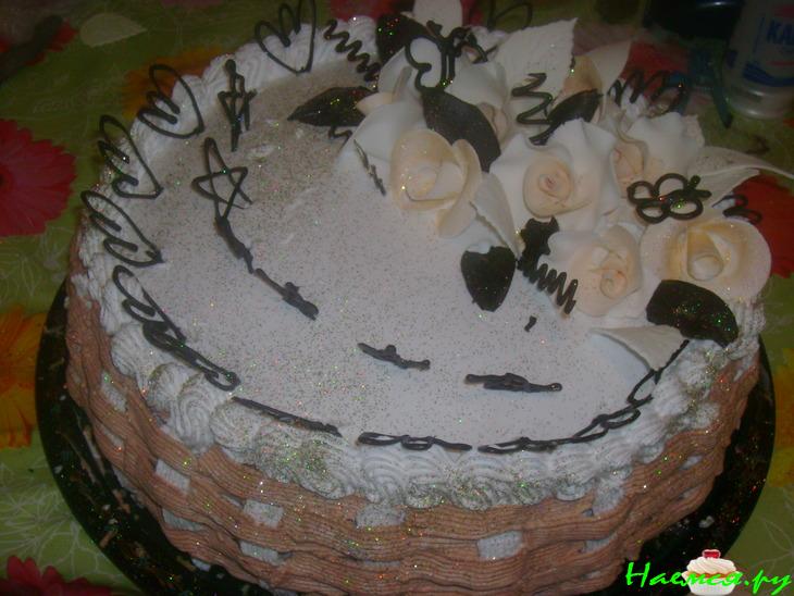 Торт "Юбилейный" с малиновой пропиткой