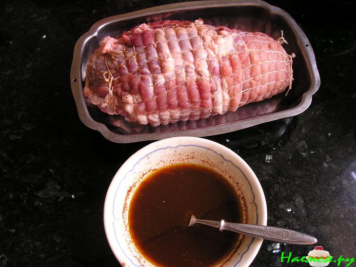 Свинина в сетке Свинина в сетке