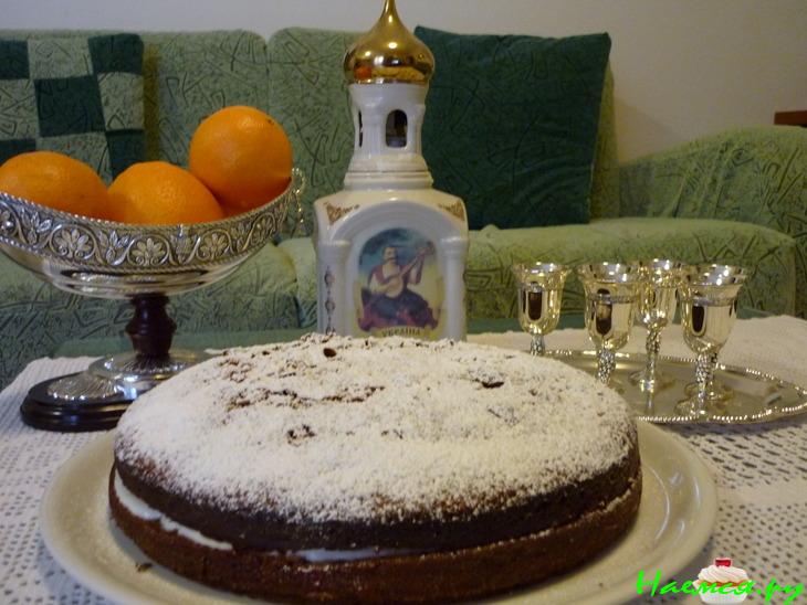 Торт "Пражский" со сметанным кремом Торт "Пражский" со сметанным кремом