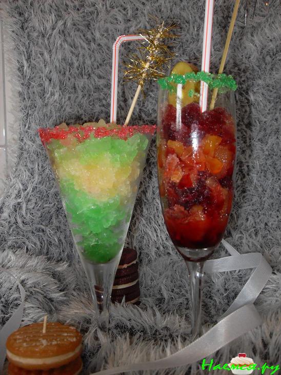 Коктейли "Фруктовое и лимонадное сорбе"
