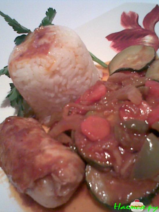 Рулетики с сельдереем