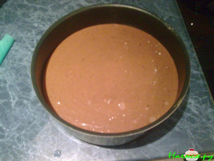 Шоколадный пирог с ванилью