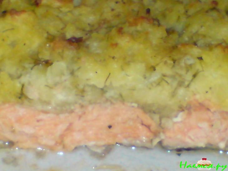 Рыбка под картофельной стружкой