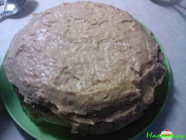 Торт пудинговый "Шахматный"