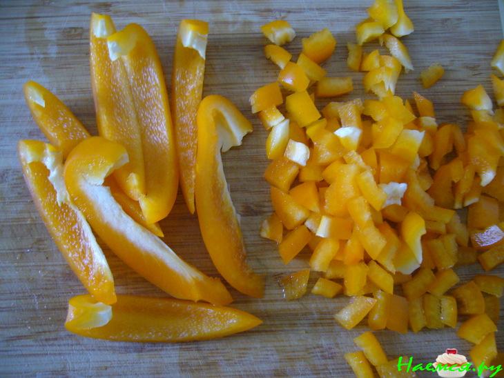 Салат с редиской и перцем "Душевный"