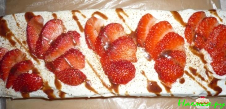 Тортик &laquo;Клубничная полоска&raquo;