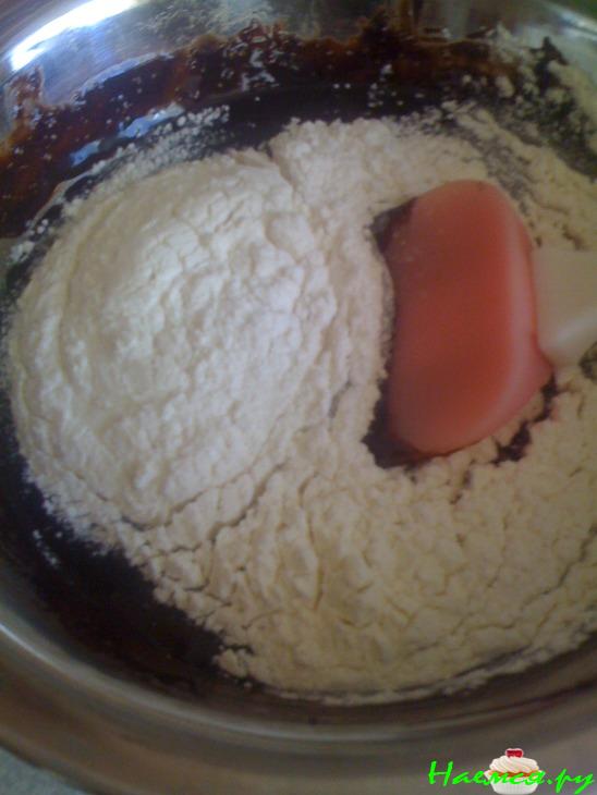 Торт "Сливочное суфле на шоколадной основе "Брауни"