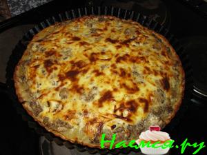 Пирог с консервированной рыбой