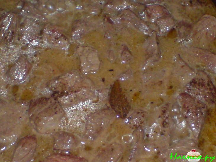 Телятина в белом вине Телятина в белом вине