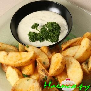 Картофель в чесночном соусе Картофель в чесночном соусе