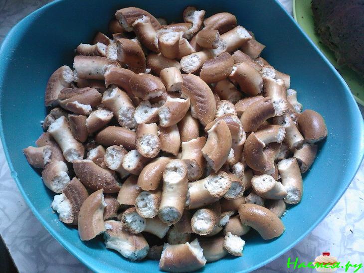 Шоколадная колбаска с баранками Шоколадная колбаска с баранками