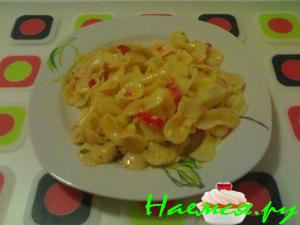 Кремово-овощной соус для макарон