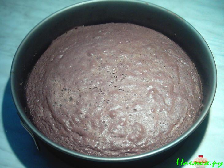 Шоколадный пирог с конфитюром