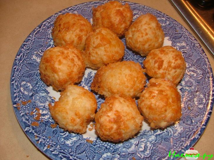 Сырные шарики с креветкой