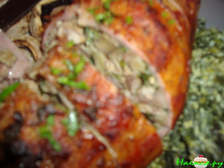 Кролик фаршированный