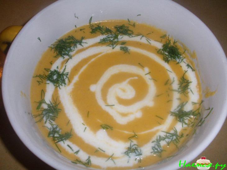 Суп-пюре из цветной капусты и сладкого картофеля Суп-пюре из цветной капусты и сладкого картофеля