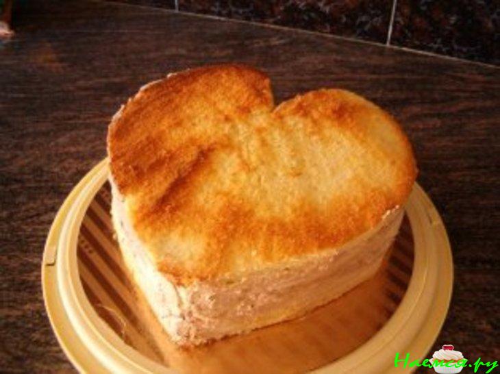 Торт "Сердце с розами"