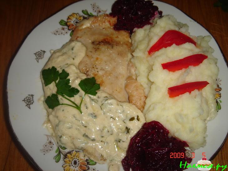 Эскалопы под соусом Эскалопы под соусом