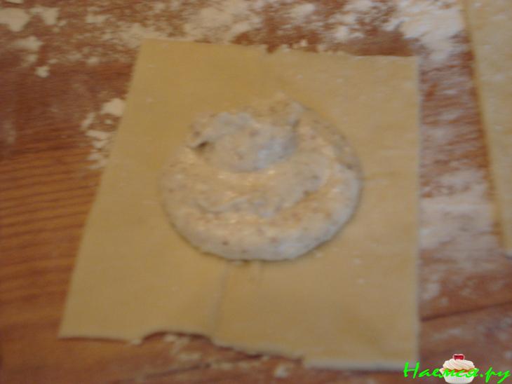 Творожно-абрикосовые слойки