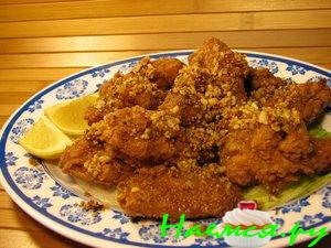 Курица с орехами и карри