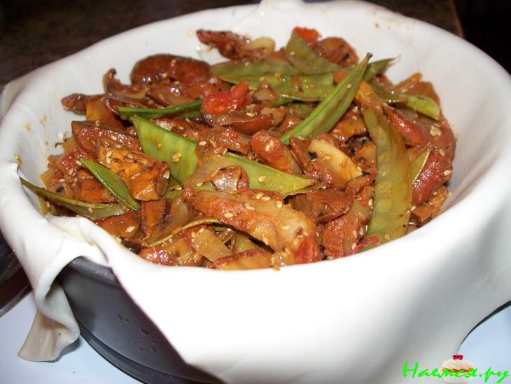 Пирог грибно-овощной мой вариант 