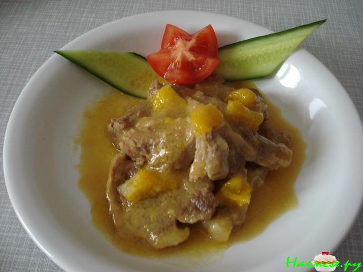 Свинина с апельсинами "Экзотика"