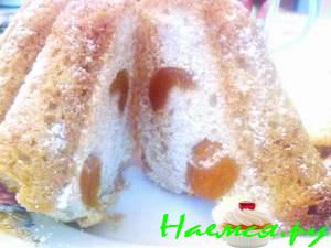 Сочный кекс с абрикосами