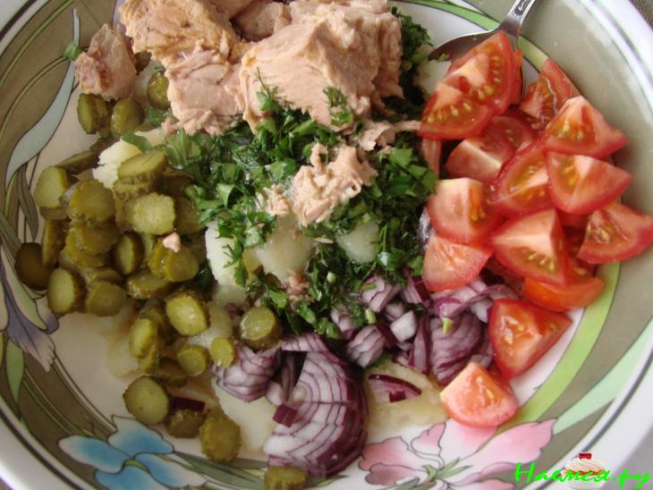 Салат "Тунец"