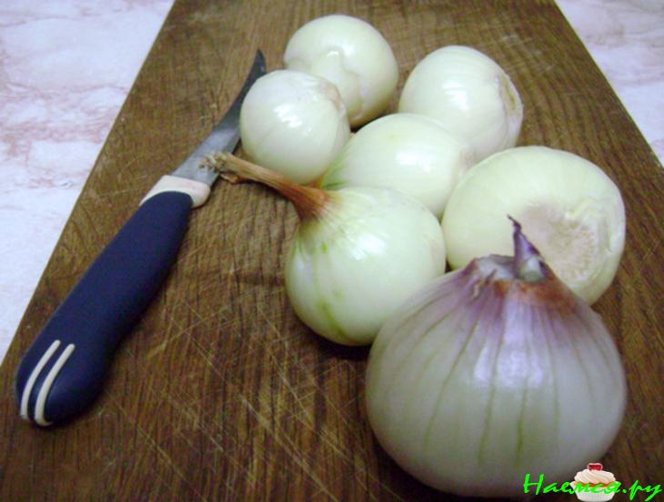 Салат из репчатого лука и граната Салат из репчатого лука и граната