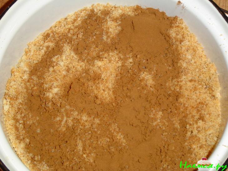 Двухцветный творожный торт