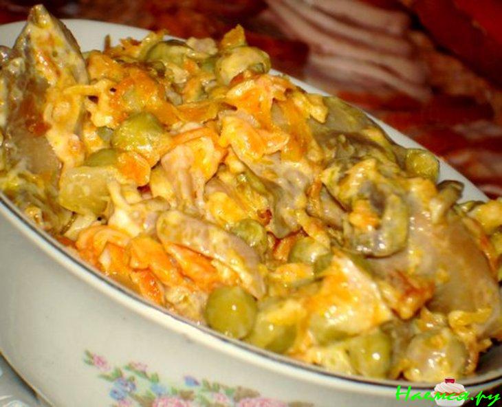 Салат куриный "Сытный" Салат куриный "Сытный"