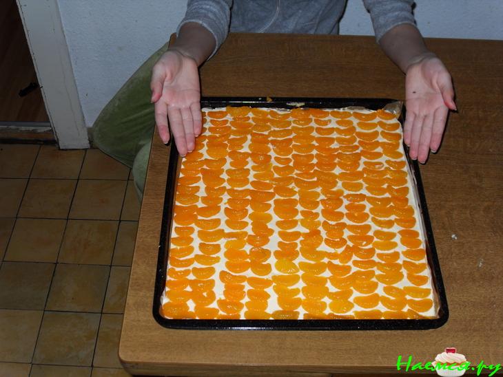 Торт-пирог мандариновый "Ну о-очень большой!"