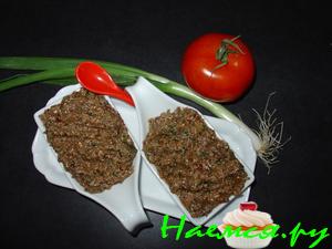 Песто из шампиньонов с грецкими орехами