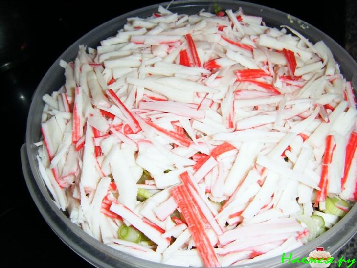 Салат с устрицами "Дары моря" 