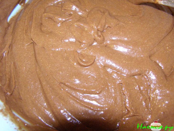 Шоколадно-вишнёвые пироженки