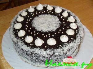 Торт 'Прага снежная' 