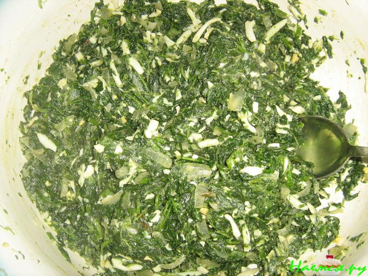 Лаваш с яйцом и шпинатом Лаваш с яйцом и шпинатом