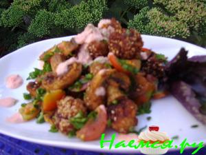 Салат с фаршем и грибами "Экспромт" Салат с фаршем и грибами "Экспромт"